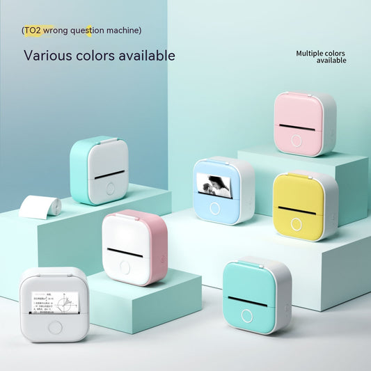 Portable Mini Thermal Label Printer| Bluetooth-compatible Mini Label Printer