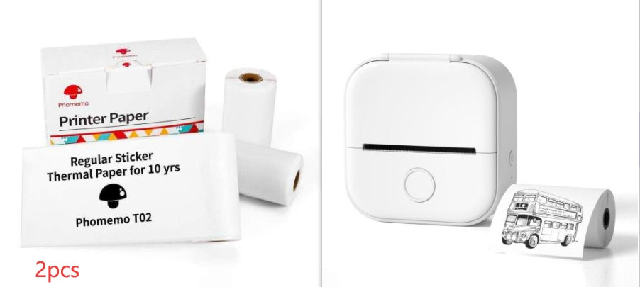 Portable Mini Thermal Label Printer| Bluetooth-compatible Mini Label Printer