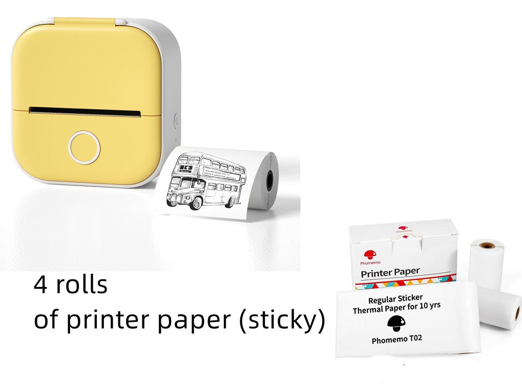 Portable Mini Thermal Label Printer| Bluetooth-compatible Mini Label Printer