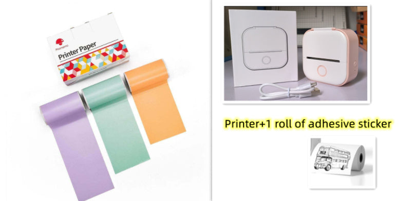 Portable Mini Thermal Label Printer| Bluetooth-compatible Mini Label Printer