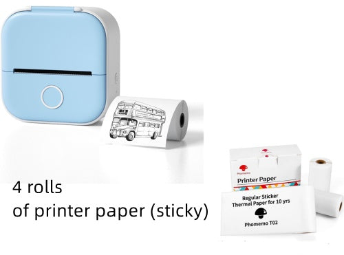 Portable Mini Thermal Label Printer| Bluetooth-compatible Mini Label Printer