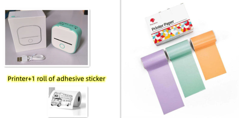 Portable Mini Thermal Label Printer| Bluetooth-compatible Mini Label Printer