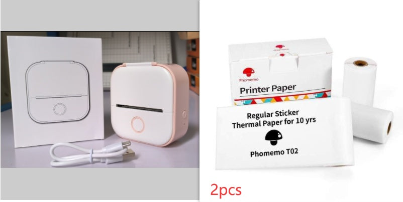 Portable Mini Thermal Label Printer| Bluetooth-compatible Mini Label Printer