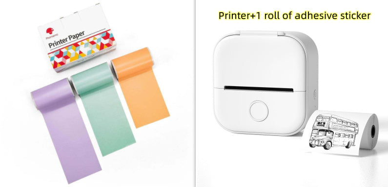 Portable Mini Thermal Label Printer| Bluetooth-compatible Mini Label Printer