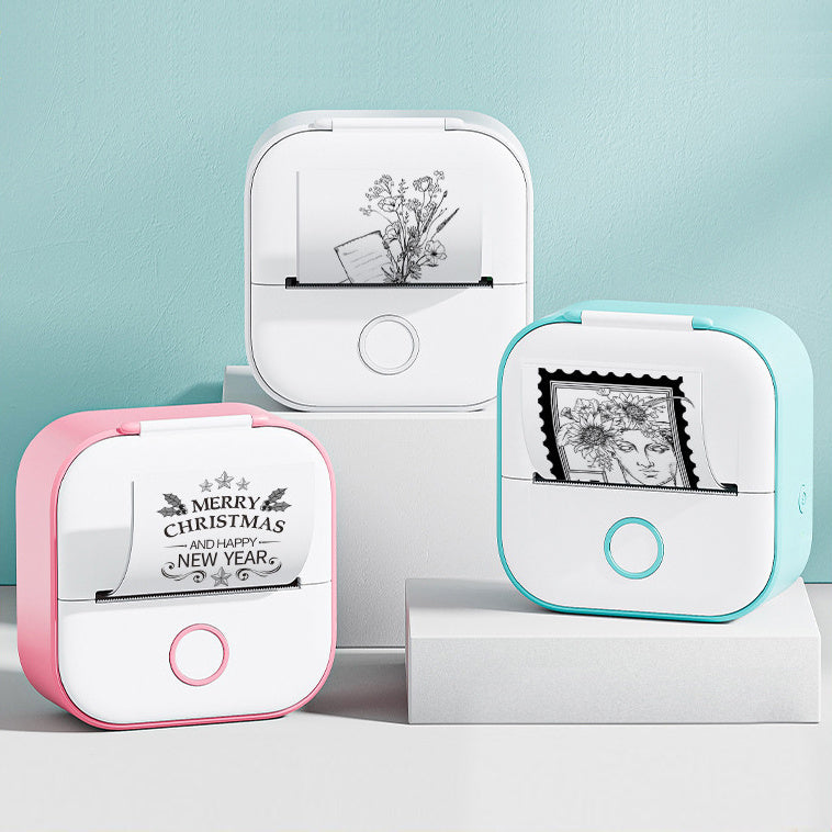 Portable Mini Thermal Label Printer| Bluetooth-compatible Mini Label Printer
