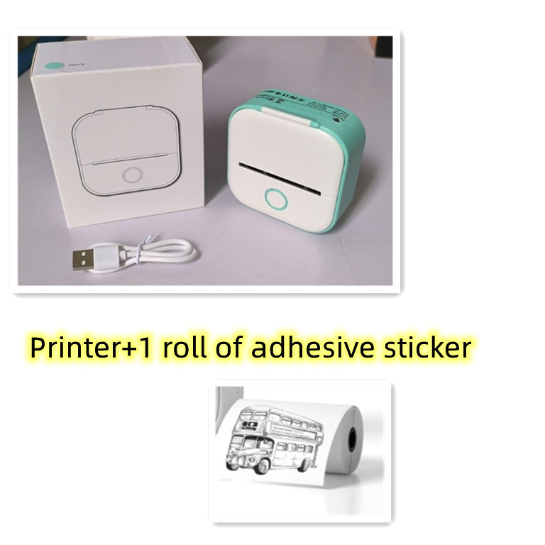 Portable Mini Thermal Label Printer| Bluetooth-compatible Mini Label Printer