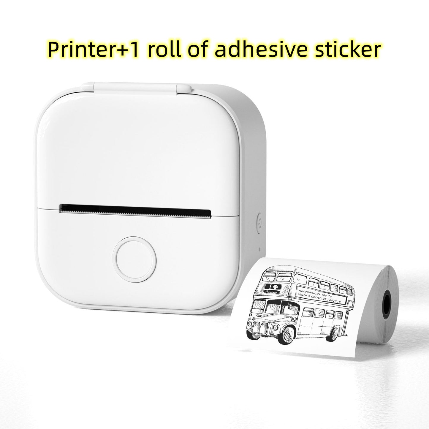 Portable Mini Thermal Label Printer| Bluetooth-compatible Mini Label Printer