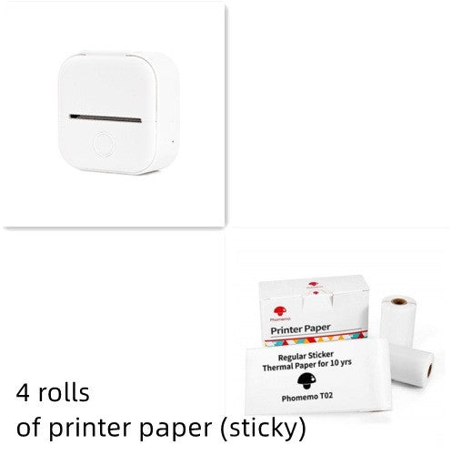 Portable Mini Thermal Label Printer| Bluetooth-compatible Mini Label Printer
